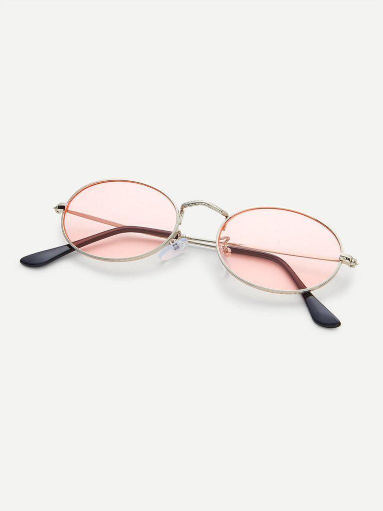 Tinted Oval Sunglasses-accessories-Des Mess