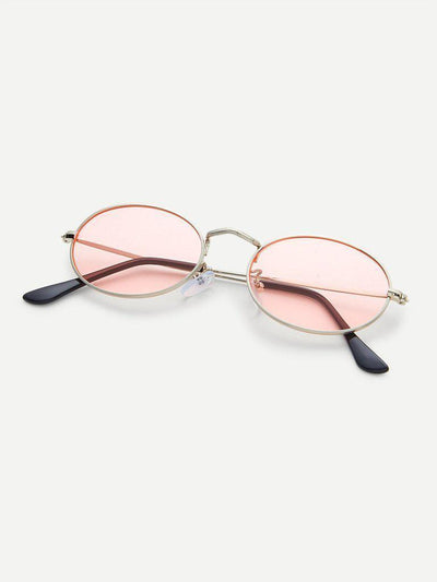 Tinted Oval Sunglasses-accessories-Des Mess