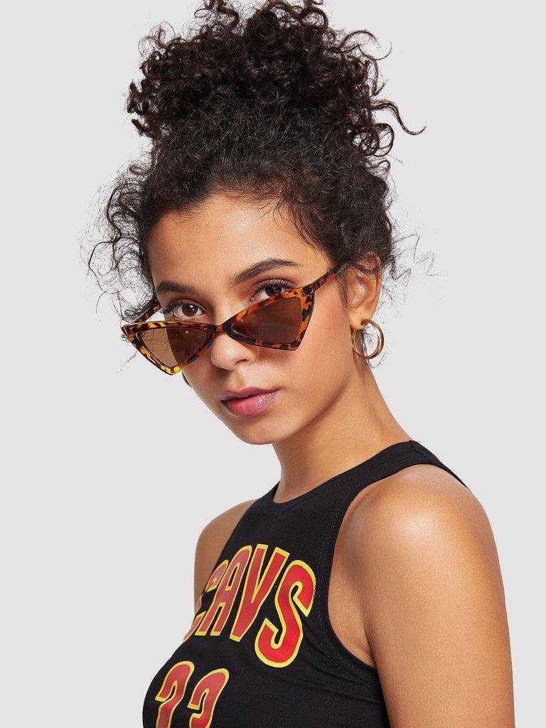 Triangle Design Mirror Lens Sunglasses-accessories-Des Mess