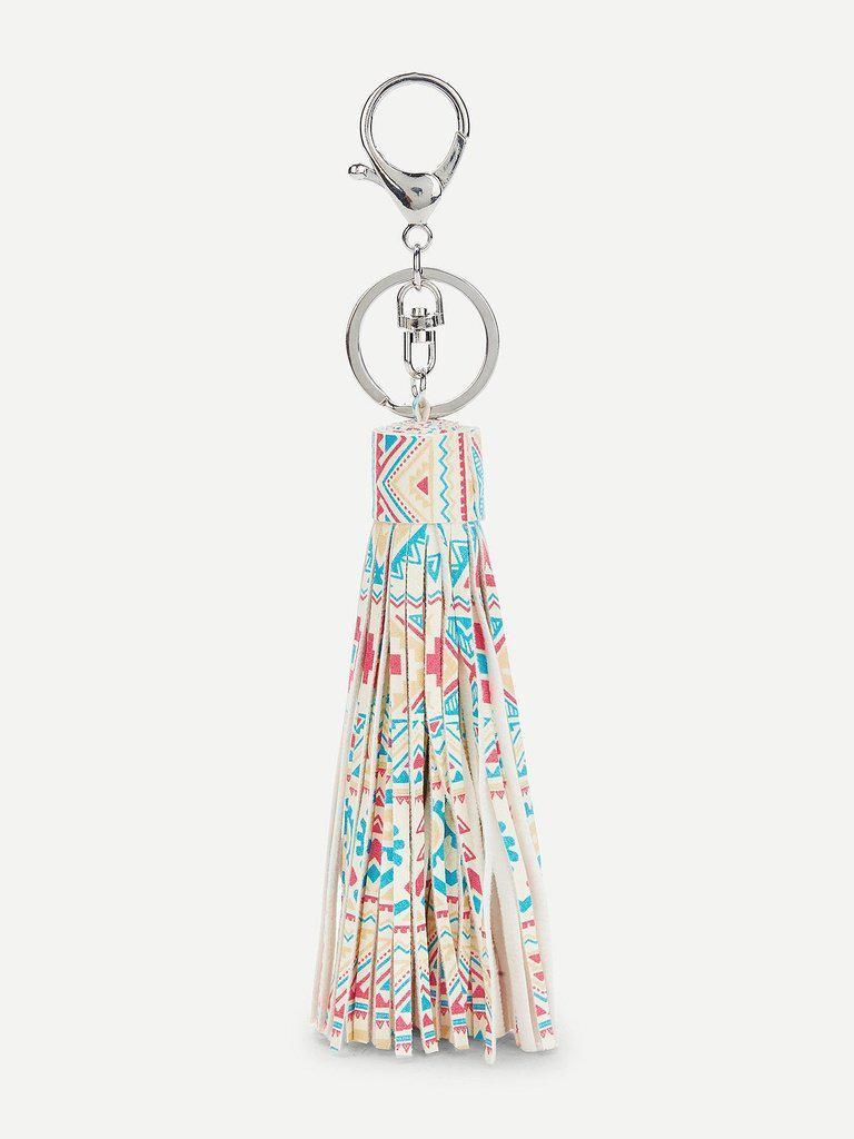 Geometric Tassel Keychain-others-Des Mess