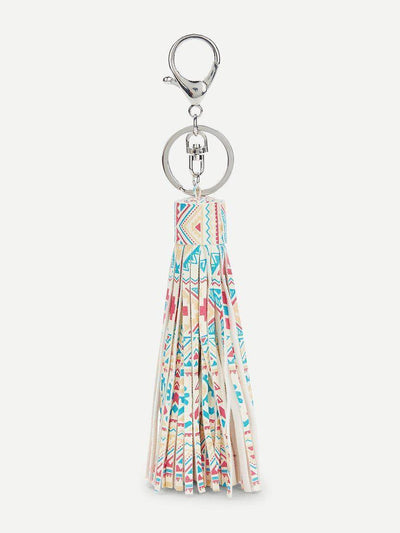 Geometric Tassel Keychain-others-Des Mess