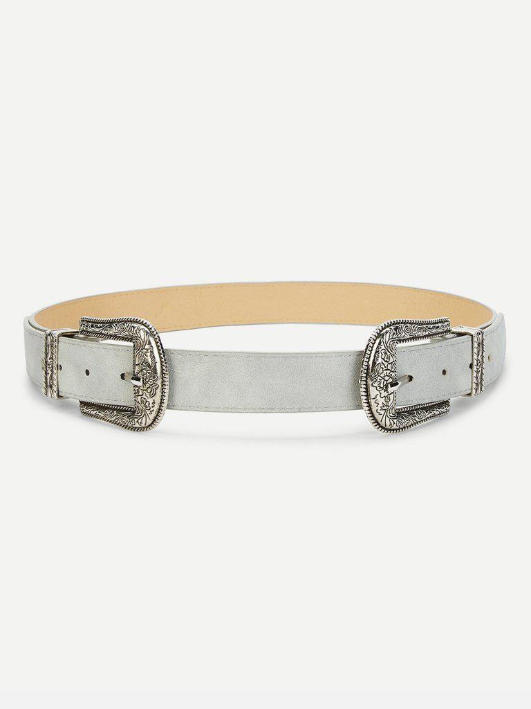 Double Western Buckle Belt-accessories-Des Mess