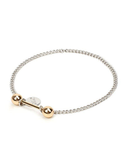 Metal Ball & Sequin Design Chain Anklet-jewelry-Des Mess