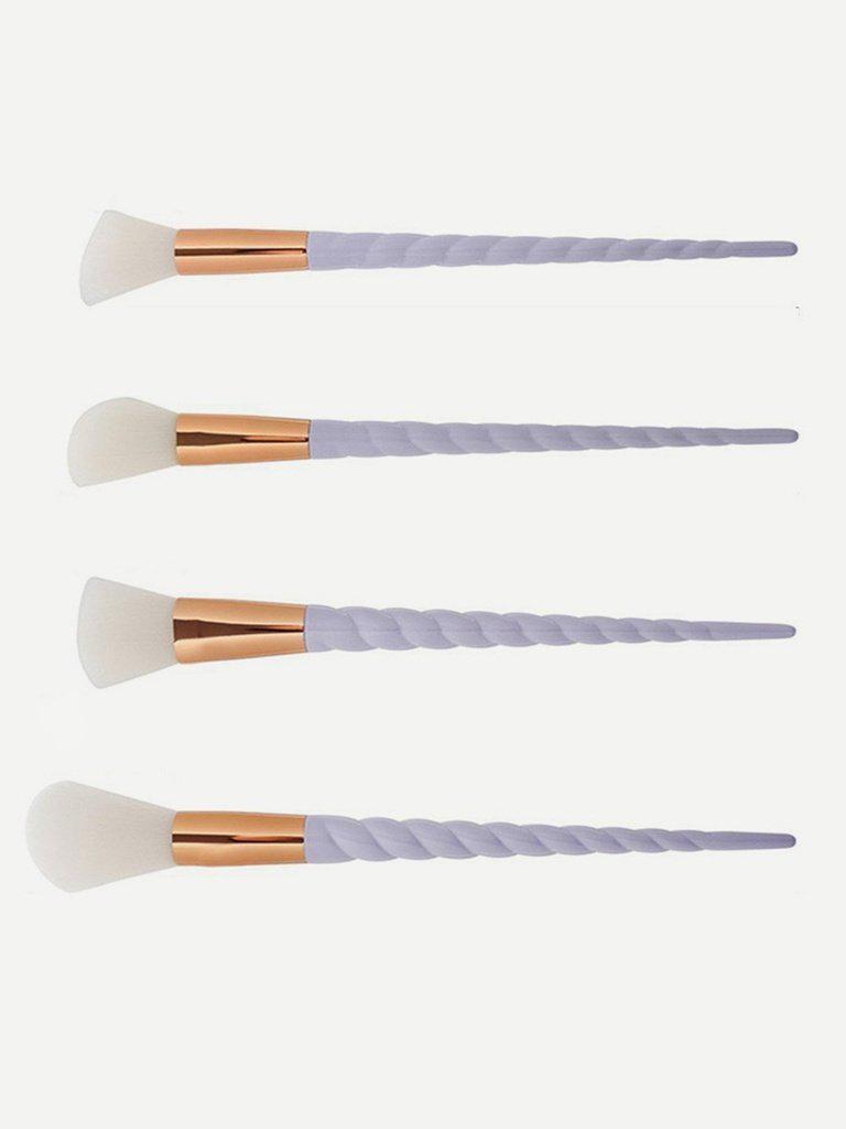 Screw Handle Design Makeup Brush Set 10Pcs-makeup-Des Mess