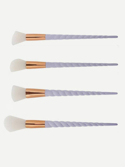 Screw Handle Design Makeup Brush Set 10Pcs-makeup-Des Mess