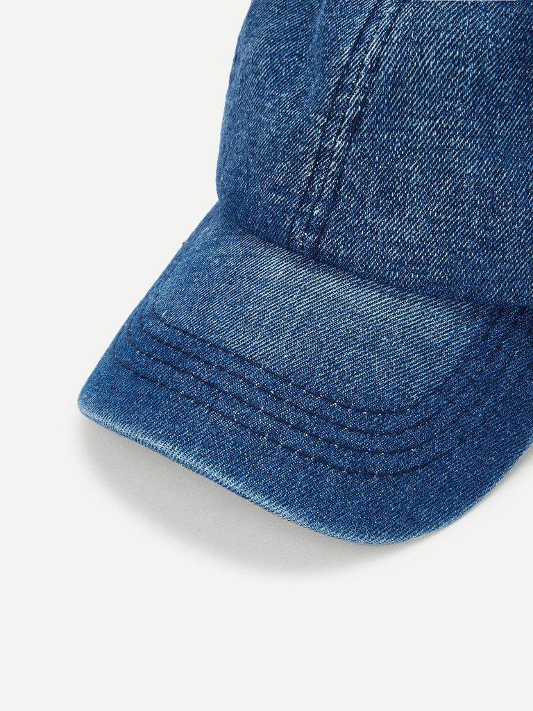 Denim Baseball Cap-accessories-Des Mess