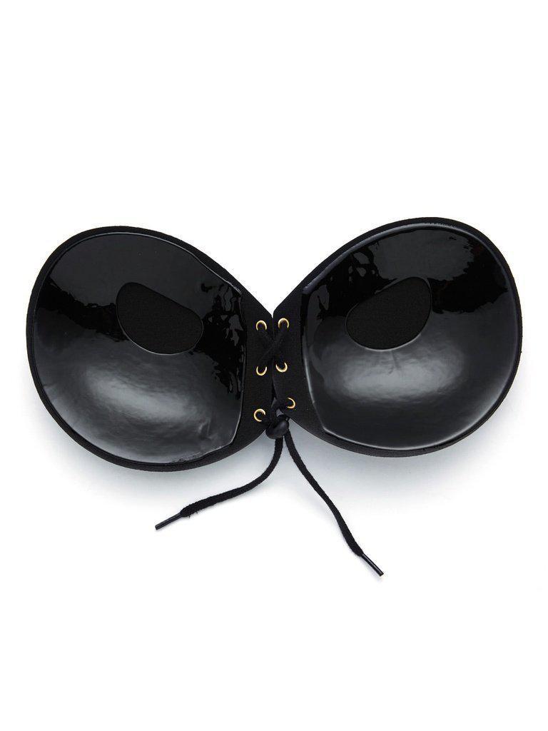 Seamless Lace Up Push Up Self Adhesive Bra-lingerie-Des Mess