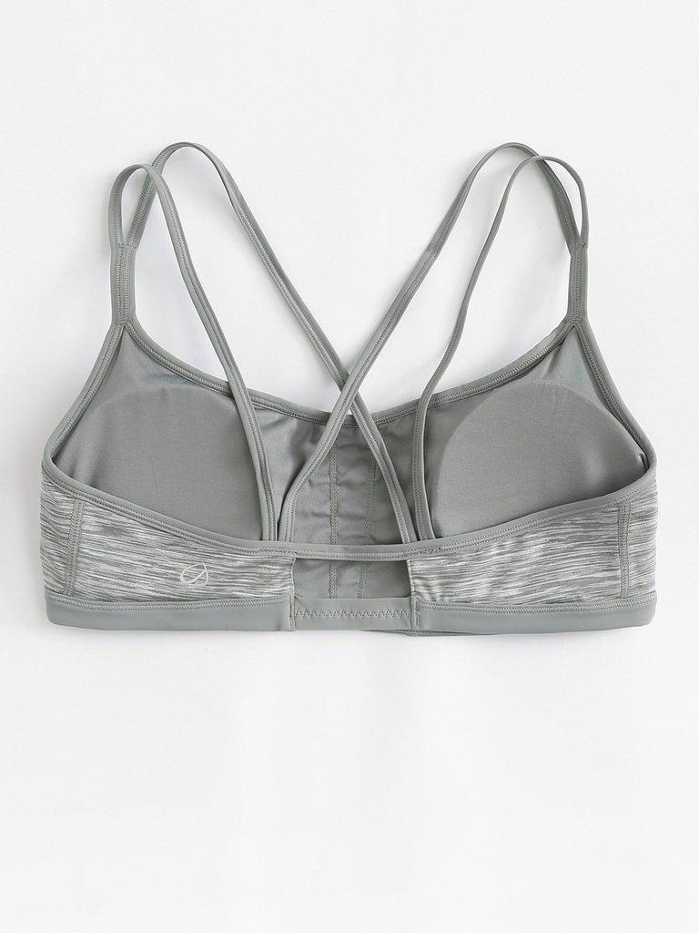Space Dye Strappy Sports Bra-sportswear-Des Mess
