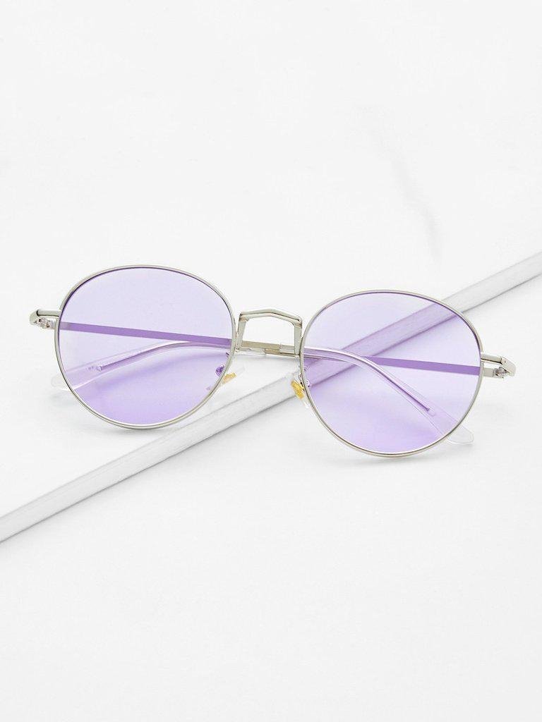 Tinted Flat Lens Sunglasses-accessories-Des Mess