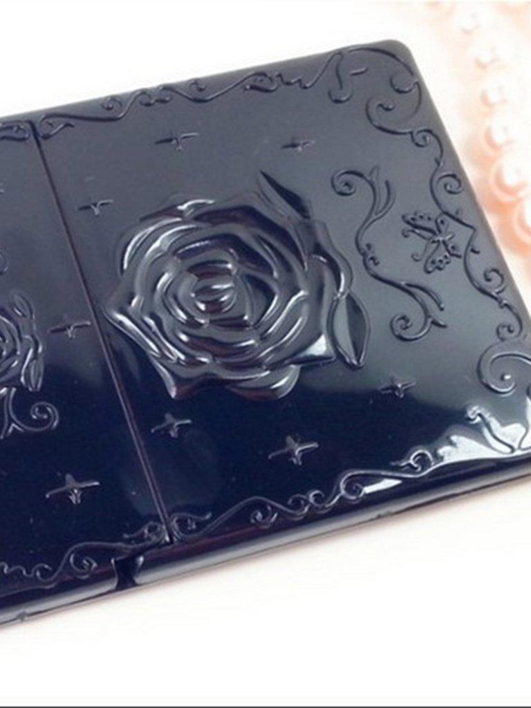 Rose Pattern Fold Mirror-makeup-Des Mess