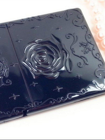 Rose Pattern Fold Mirror-makeup-Des Mess