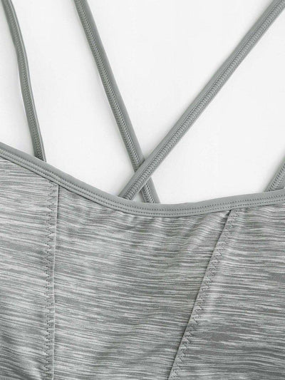 Space Dye Strappy Sports Bra-sportswear-Des Mess