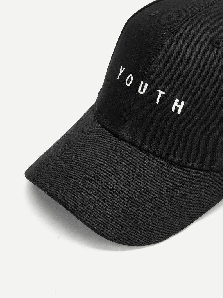 Embroidered Letter Baseball Cap-accessories-Des Mess