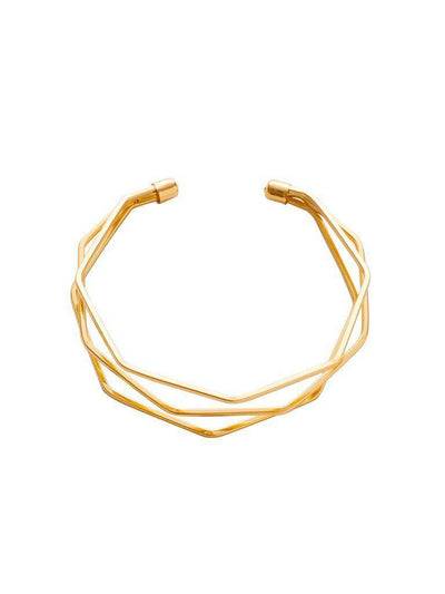 Layered Cuff Bracelet-jewelry-Des Mess