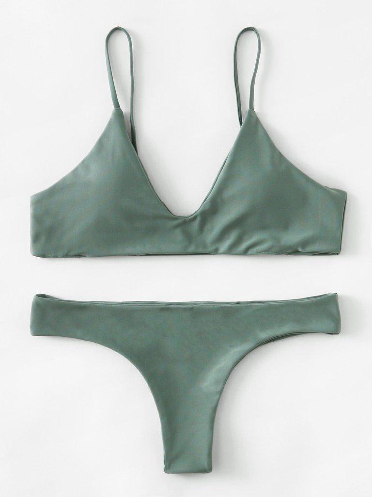 Adjustable Strap Bikini Set-swimwear-Des Mess