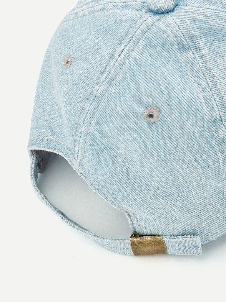 Denim Baseball Cap--Des Mess