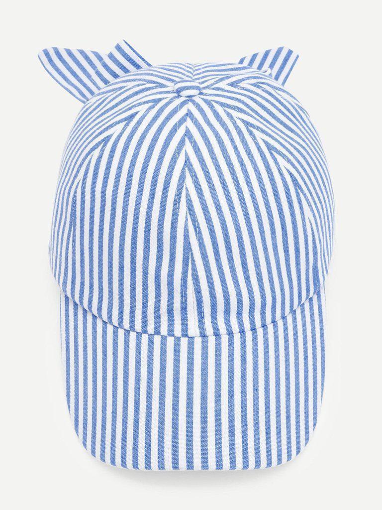 Striped Knot Baseball Cap--Des Mess