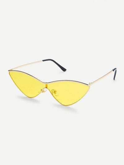 Metal Extreme Cat Eye Sunglasses-accessories-Des Mess