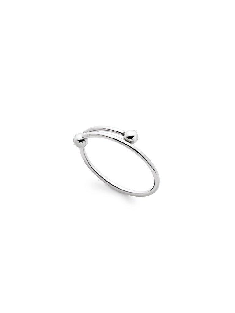 Silver Plated Smooth Design Wrap Ring-jewelry-Des Mess