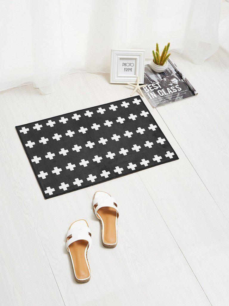 Cross Print Doormat-others-Des Mess
