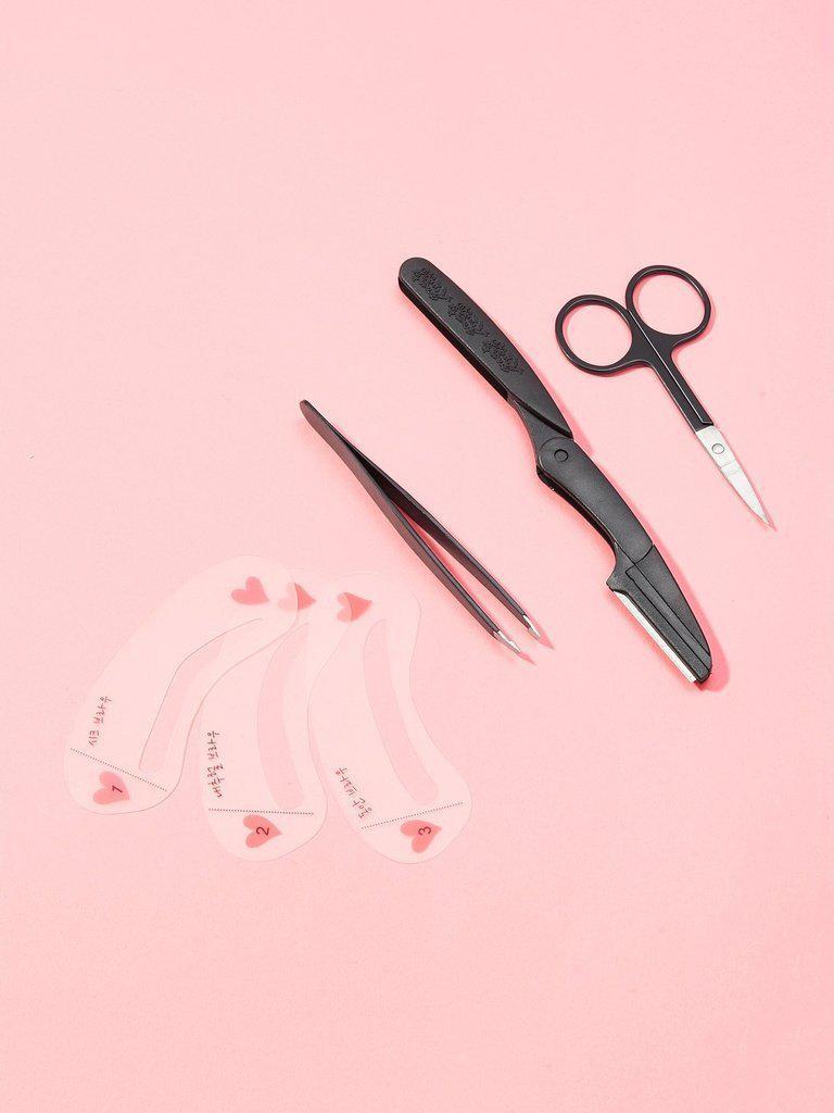 Self Grooming Eyebrow Kit 6pcs-makeup-Des Mess