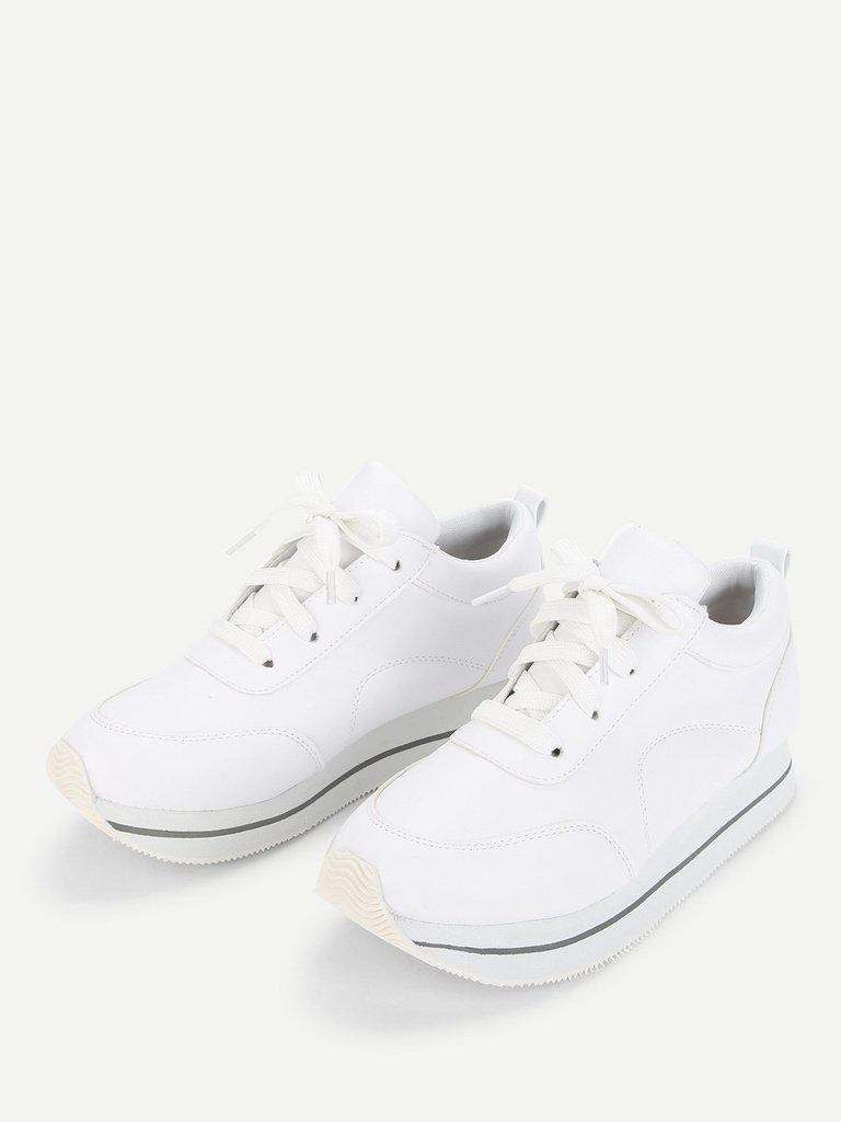 Lace Up Low Top Sneakers-shoes-Des Mess