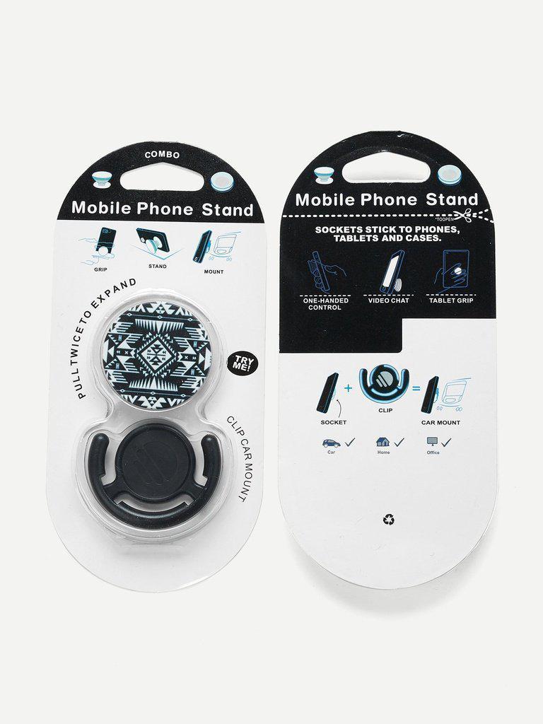 Aztec Print Gasbag Phone Holder-others-Des Mess