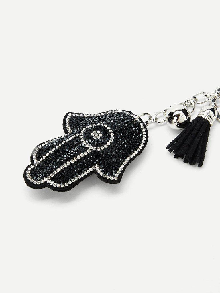 Rhinestone Overlay Charm Keychain-others-Des Mess