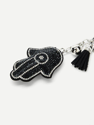 Rhinestone Overlay Charm Keychain-others-Des Mess