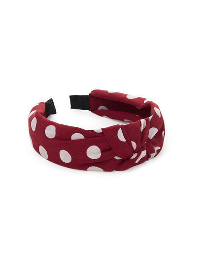 Polka Dot Knot Headband-hair-Des Mess