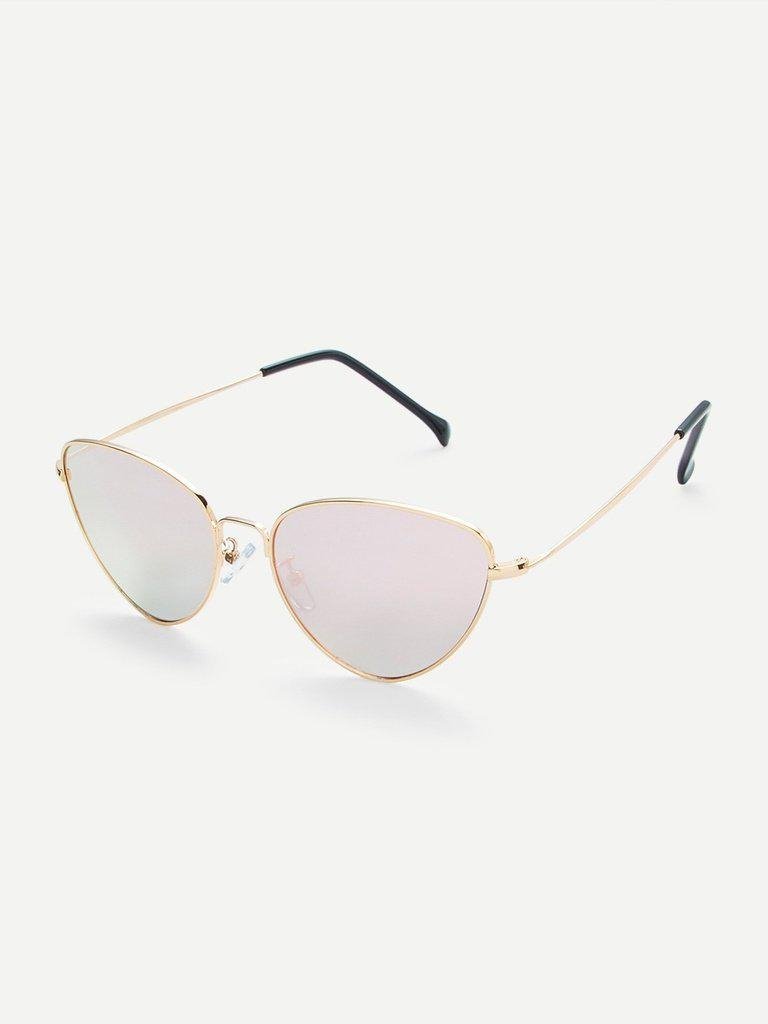 Metal Frame Cat Eye Sunglasses-accessories-Des Mess
