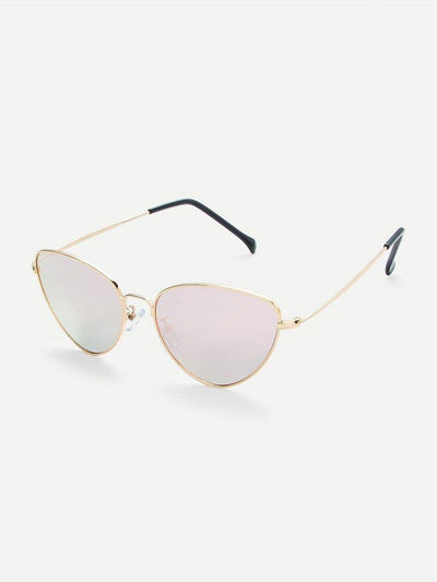 Metal Frame Cat Eye Sunglasses-accessories-Des Mess
