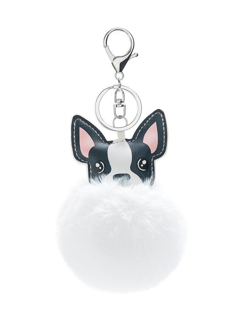 Dog Detail Pom Pom Keychain-others-Des Mess