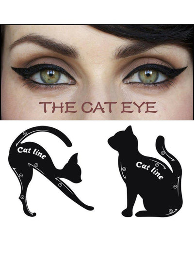 Cat Eyeliner Stencil-makeup-Des Mess