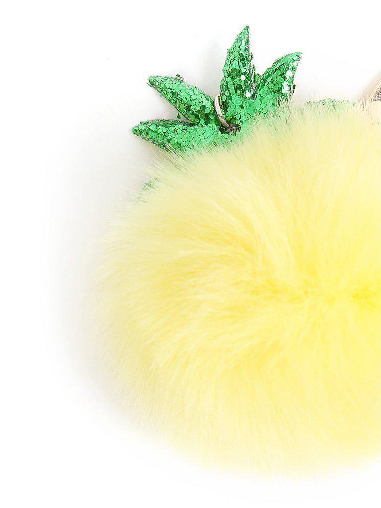 Pineapple Shaped Keychain With Pom Pom-others-Des Mess