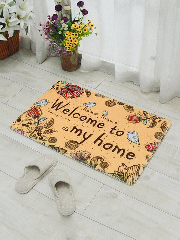 Floral & Bird Antislip Carpet-others-Des Mess