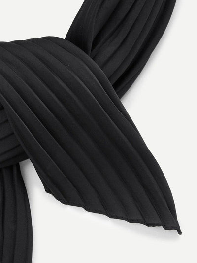 Plain Pleated Bandana-accessories-Des Mess