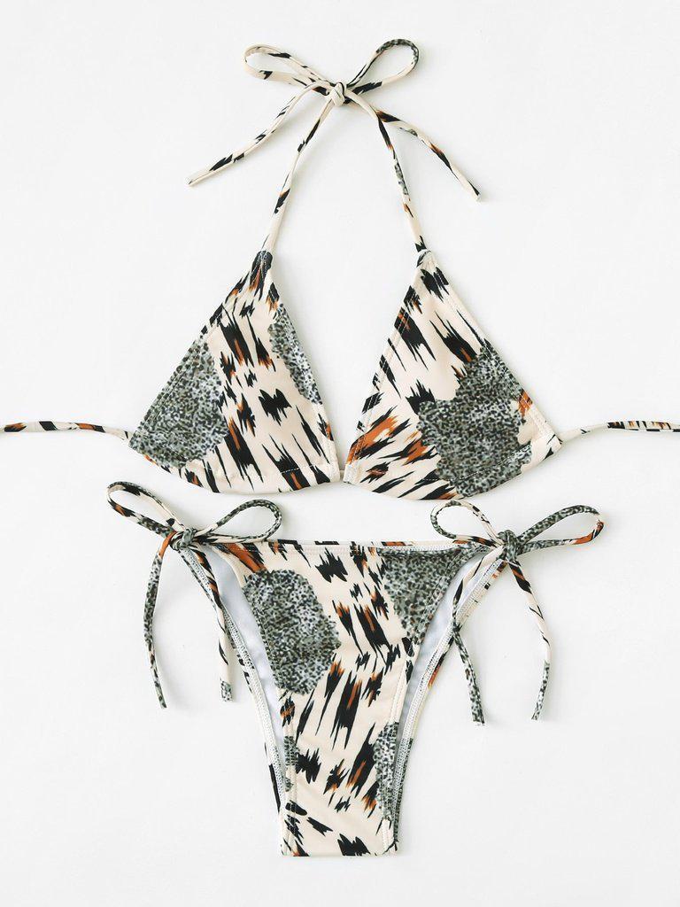 Self Tie Bikini Set--Des Mess