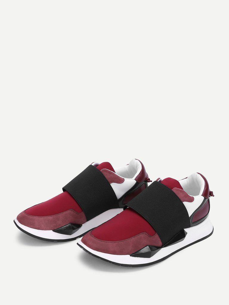 Two Tone Slip On Sneakers-shoes-Des Mess
