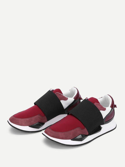 Two Tone Slip On Sneakers-shoes-Des Mess