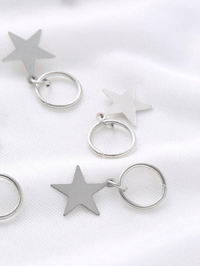 Star Shaped Hair Ring Set-hair-Des Mess