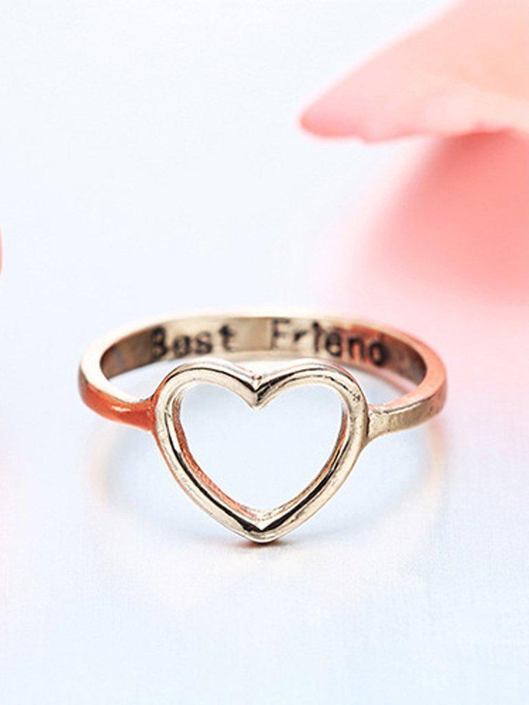 Open Heart Design Ring-jewelry-Des Mess