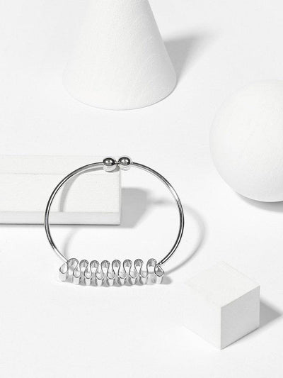 Wave Shape Design Bangle--Des Mess