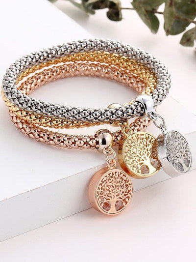 Tree Shaped Charm Bracelet Set--Des Mess