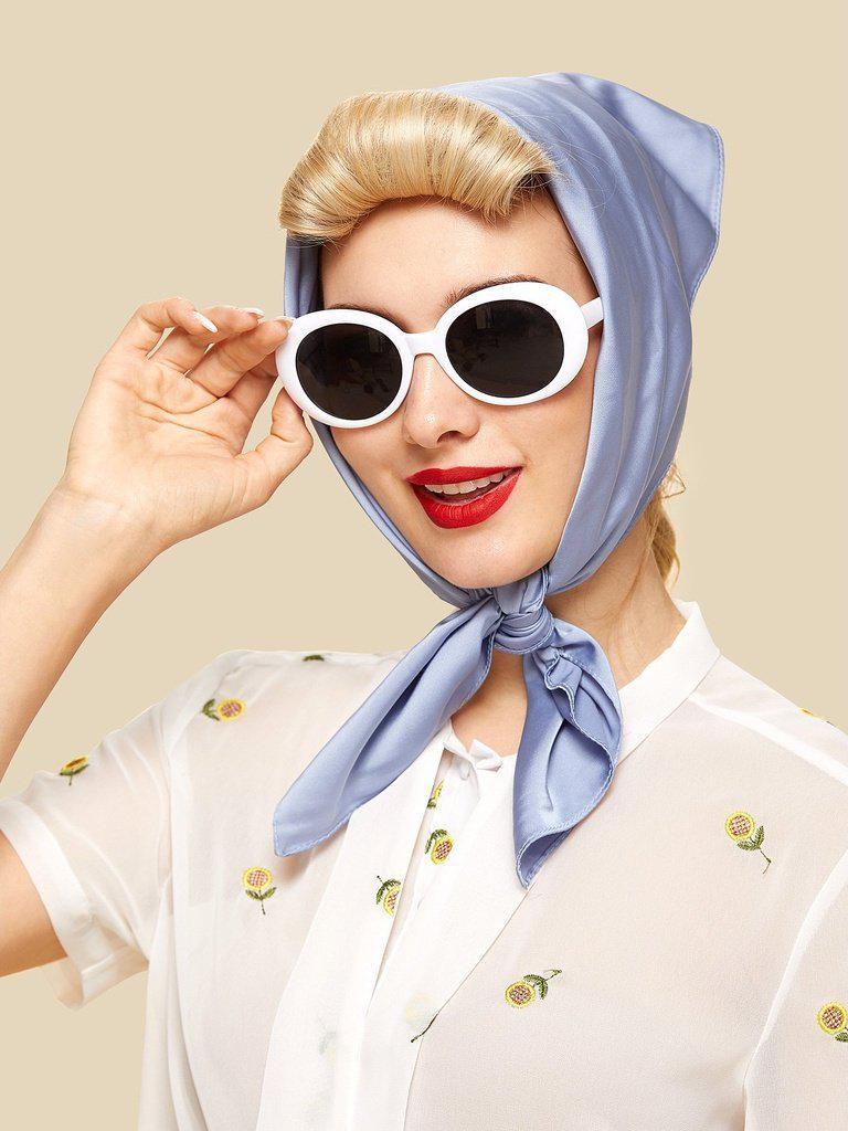 Plain Satin Bandana-accessories-Des Mess