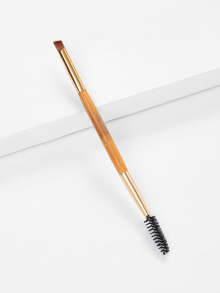 Brown Two Side Eyebrow & Eyelash Brush--Des Mess