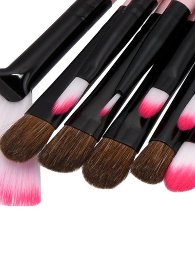 Fan Shaped Professional Makeup Brush 24pcs--Des Mess