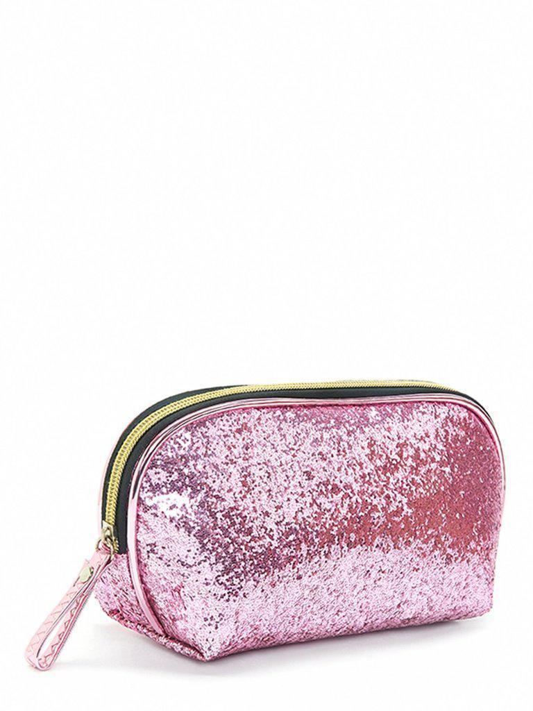 Sequin Makeup Bag-makeup-Des Mess