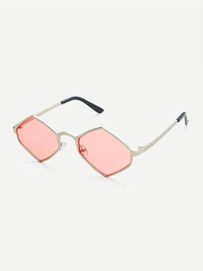 Metal Frame Tinted Lens Sunglasses-accessories-Des Mess