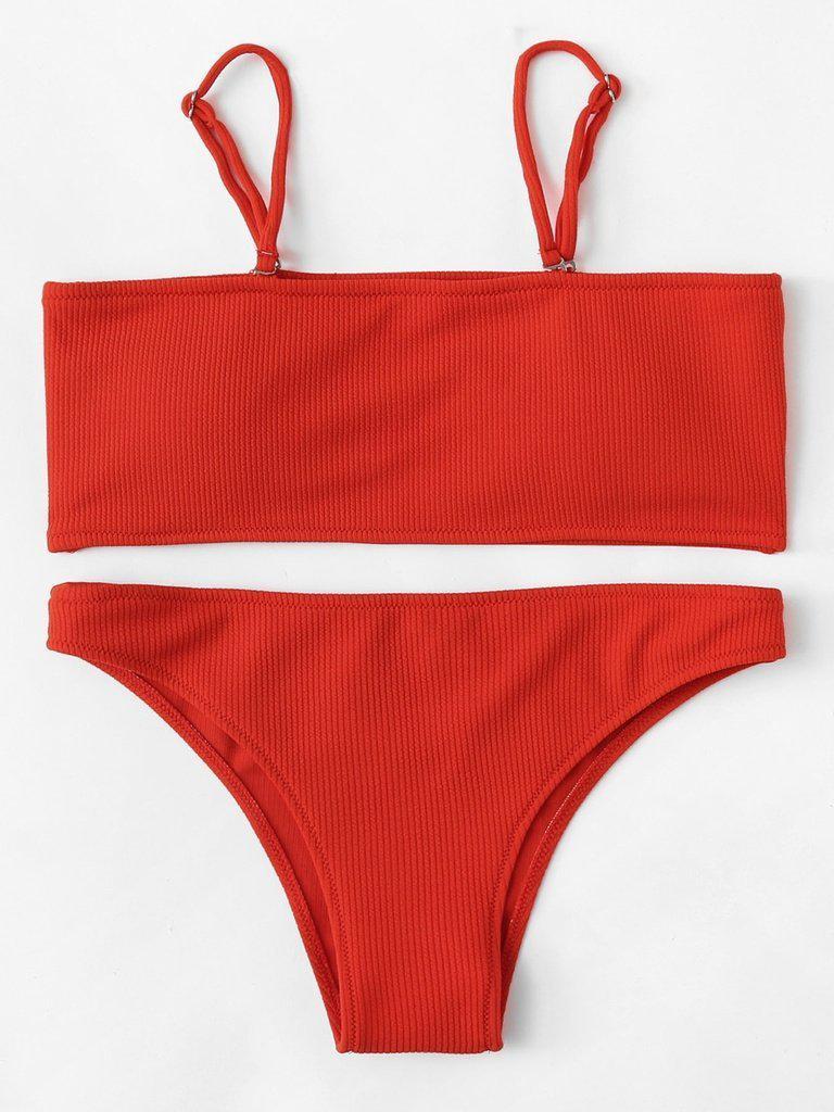 Detachable Straps Bikini Set-swimwear-Des Mess